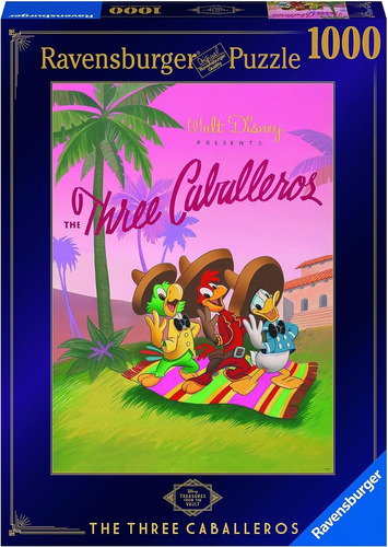 Rompecabezas 1000 Piezas Disney Los Tres Caballeros Original