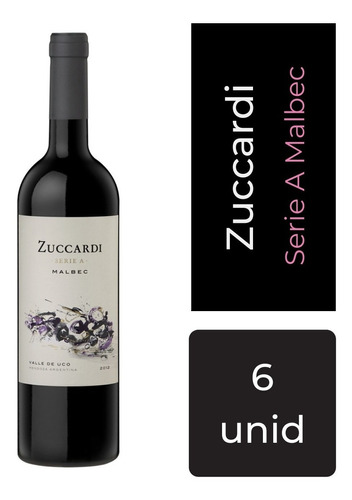 Vino Zuccardi Serie A Malbec Caja X6 750ml Mp Drinks