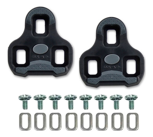 Taco Pedal Speed Look Keo Com Grip Preto Fixo 0º Bike Speed