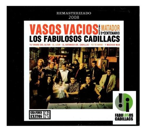 Fabulosos Cadillacs - Vasos Vacios Cd 1993 Edicion Mexi Jcd