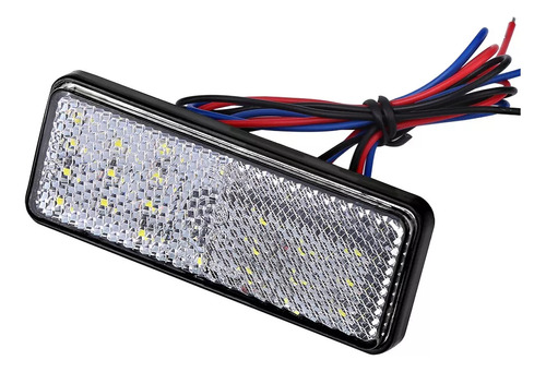 Reflector Led Rectangular Universal Scoote Para Motocicleta