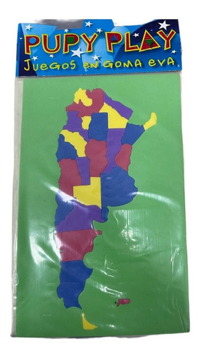 Mapa De Argentina Goma Eva