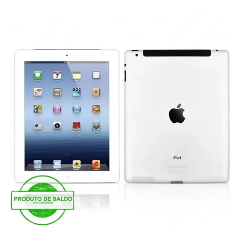 Ipad 3ª Geração 9.7'' 16gb Wi-fi 3g Branco Apple A1430 | MercadoLivre
