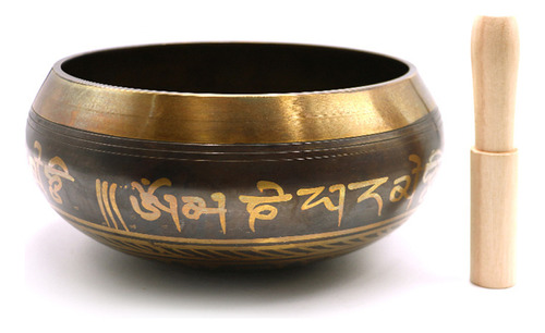 Carillón Struck Bowl, Cuenco De Terapia Ritual, Buda Tibetan