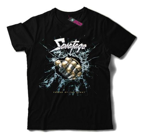 Remera Savatage Power Of The Night T847 Dtg Premium