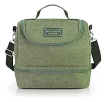 Comprar Bolsa Térmica Lancheira Bag Fitness Porta Marmita Divisórias