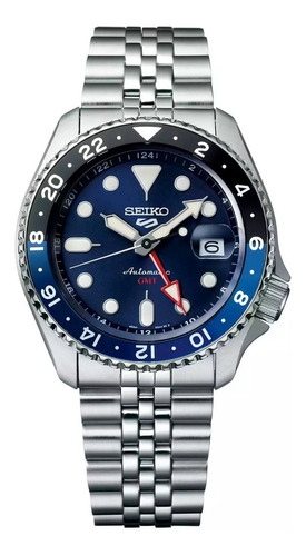 Reloj Seiko 5 Sports Ssk003 Gmt Automatico Agente Oficial