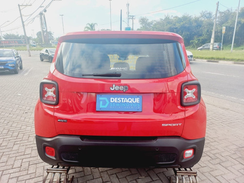 Imagem 7 de 14 de Renegade Sport 1.8 Automático 2016 Vermelho
