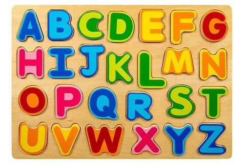 Puzzle Alfabeto De Madera