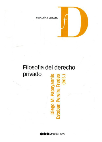 Filosofía Del Derecho Privado (libro Original)