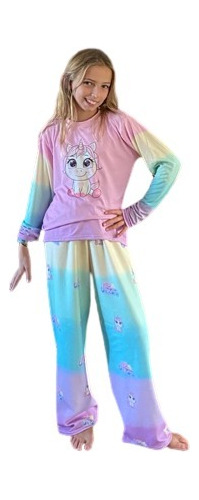 Unicornio - Pijama Largo Unisex Todos Los Talles