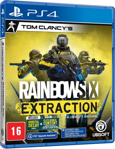 Jogo Midia Fisica Rainbow Six Extraction Playstation 4