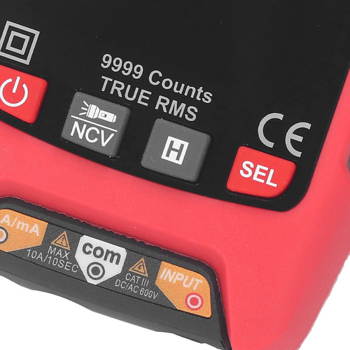 Medidor Digital De Corriente Y Voltaje, Multímetro, 9999 Cue