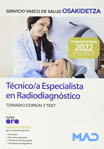 Técnico/a Especialista En Radiodiagnóstico De Osakidetza-ser