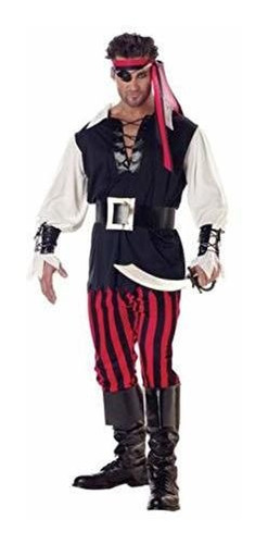 Costume De Pirata Sanguinario Para Adultos