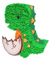Comprar Piñata Dino Cumpleaños Fiestas Cotillon Color Verde Forma Tamaño De La Piñata Chica