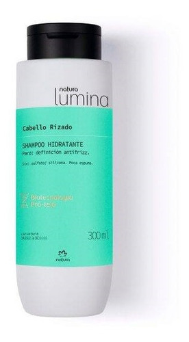 Shampoo Hidratante Cabello Rulos-rizad 300ml Lumina Natura- 