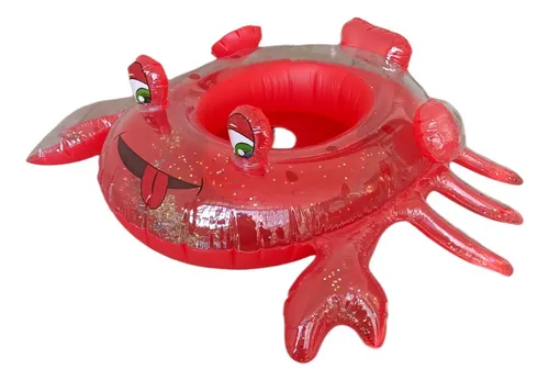 Flotador Con Techo Cangrejo Inflable Bebe 6-24 Meses Piscina