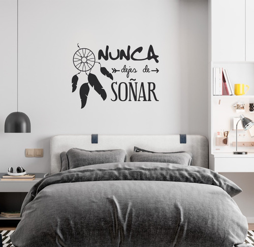 Viniles Decorativos P/pared Frases Motivacion Hogar 120x90cm