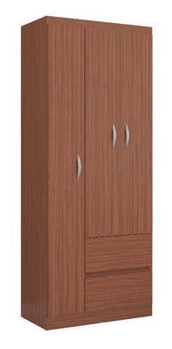 Imagen 1 de 3 de Closet O Armario Lisboa 3 Puertas Capuchino En Madera Mdp