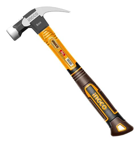 Martelo Unha Magnetico Com Cabeca Em Aco Forjado Ingco 8oz