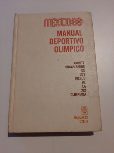 Mexico 68 Manual Deportivo Olímpico 