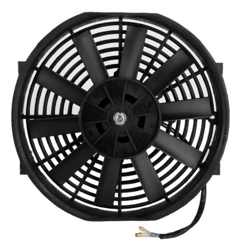 Motoventilador Universal Automotriz 8 80w 12v Aspa Recta