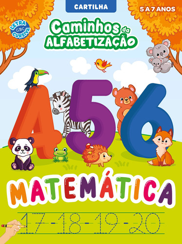 Caminhos da Alfabetização: Matemática 5 a 7 anos, de On Line a. Editora IBC - Instituto Brasileiro de Cultura Ltda, capa mole em português, 2022