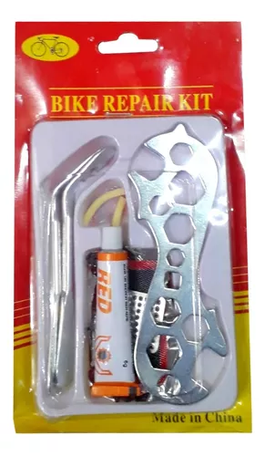 Kit De Herramientas Para Reparacion + Parches Bicicleta