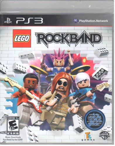 Lego Rockband Ps3 Original Mídia Física