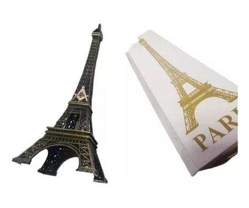 Templário Illuminati Maçonaria Torre Eiffel Paris 18cm