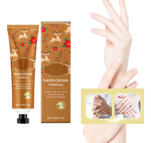 Creme Hidratante Para As Mãos Com Manteiga De Baunilha D, E