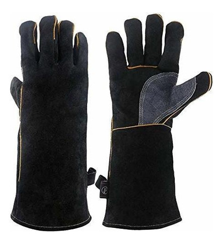 Guantes  De Cuero Resistentes  Al Calor Extremo, Al Fuego