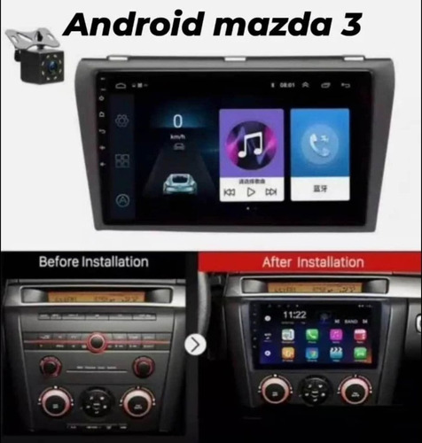 Pantalla Android Para Mazda 3 Original Marco 9  Pulgada