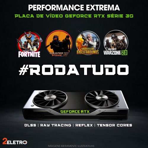 Pc Gamer Completo 2eletro Fps Intel I7 16g Rtx3050 23 480g