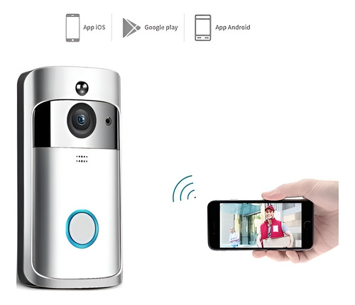 Timbre Smart Camara Ip Intercomunicador Video Portero Wifi
