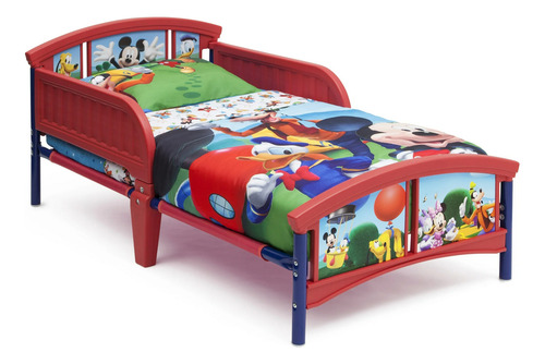 Cama Infantil Mickey Mouse Para Niños Pequeños Delta Childre Rojo Mickey Mouse
