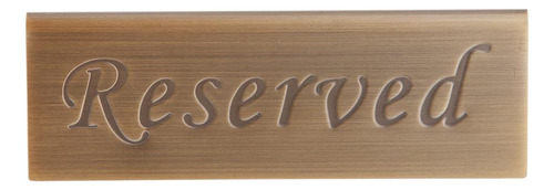 Letrero De De La - Acero Inoxidable, 12 Cm X 4 Cm