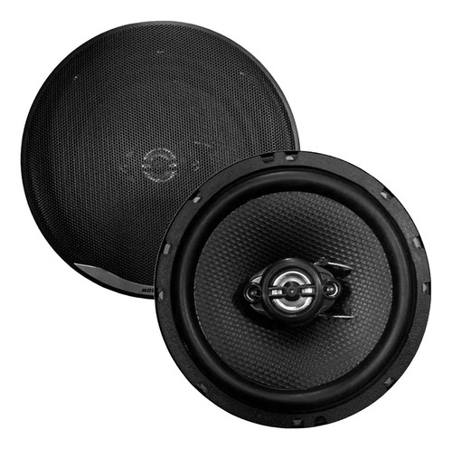 Par De Bocinas 6.5 4 Vias 165 Watts Rock Series Rks-n654 Color Negro