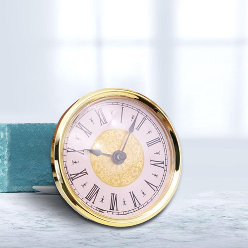 Mini Reloj De Insertar Reloj De Redondo Movimiento De Ajuste