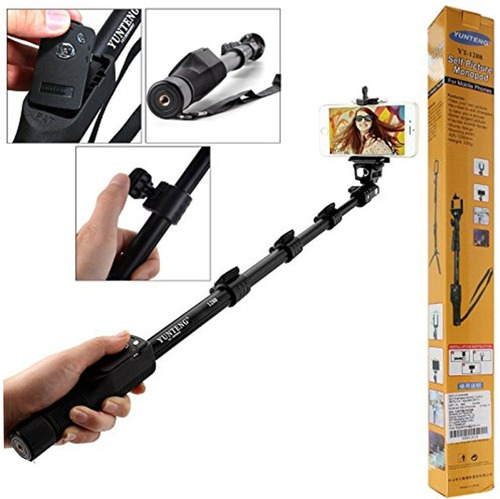 Palo Selfies Monopod Camaras Gopro Y Celulares Bluetooth