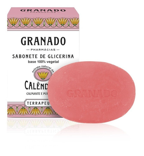 Imagem 1 de 2 de Sabonete Granado De Glicerina Calêndula Terrapeutics 90g