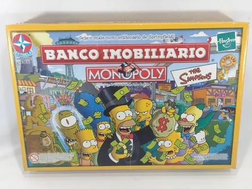 BANCO IMOBILIARIO MONOPOLY THE SIMPSONS DA HASBRO , FA