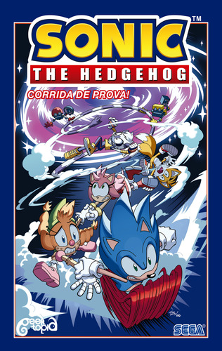 Livro Sonic The Hedgehog  Volume 10