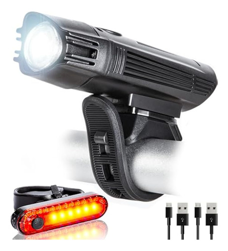 Bike Lights For Night Riding, Usb Rechargeable