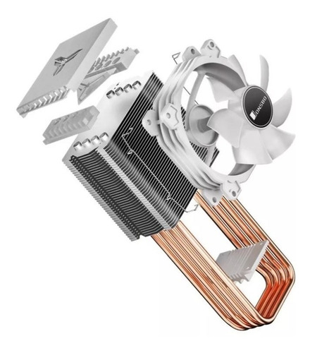 Air Cooler Cpu Jonsbo Cr-1400 Fan Argb Amd E Intel Fan 92mm
