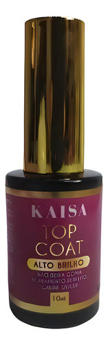 Selante Top Coat Kaisa Luxo Extra Brilho 10 Ml Unhas Nails Cor Top Coat