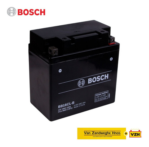 Imagen 1 de 1 de Bateria Moto Gel Yb16cl-b = Bb16cl-b Bosch 12v 19ah Vzh