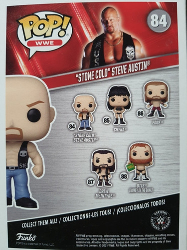 Funko Pop Stone Cold Wwe (Usado)