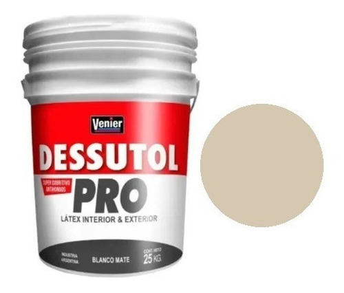 Latex Dessutol Pro Interior Exterior Color X 25kg